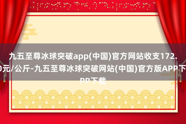 九五至尊冰球突破app(中国)官方网站收支172.00元/公斤-九五至尊冰球突破网站(中国)官方版APP下载